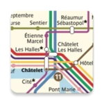 metro map: paris (offline) android application logo